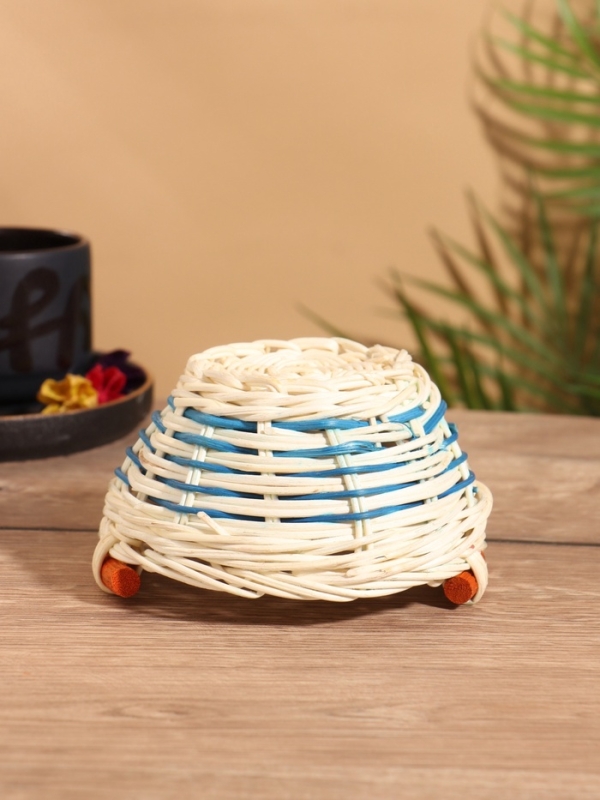 Корзина плетеная 15x15x8 см, ротанг