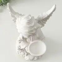 Фигура гипс &laquo;Ангелочек на колене, с чашей&raquo;, 33&times;21&times;17.5 см