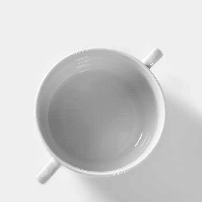 Чашка для бульона Добрушский завод &laquo;Уют&raquo;, 470 мл, d=11.7 см, фарфор, белая