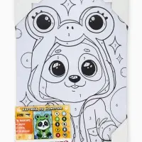 Картина по номерам для детей &laquo;Малыш-панда&raquo;, 20&times;30 см