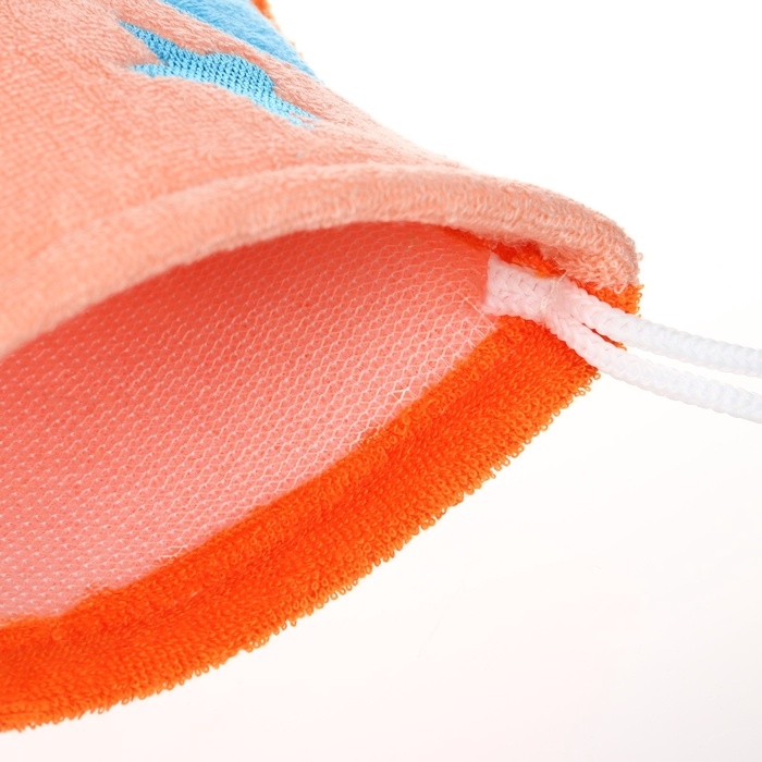 Детская мочалка для купания «Крабик», махра Детская мочалка для купания «Крабик», махра