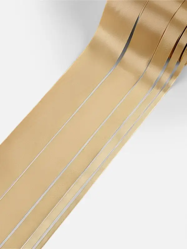 Атласная лента, набор 5 шт., 6/10/20/40/50 мм, 23&plusmn;1 м, бежевая №105