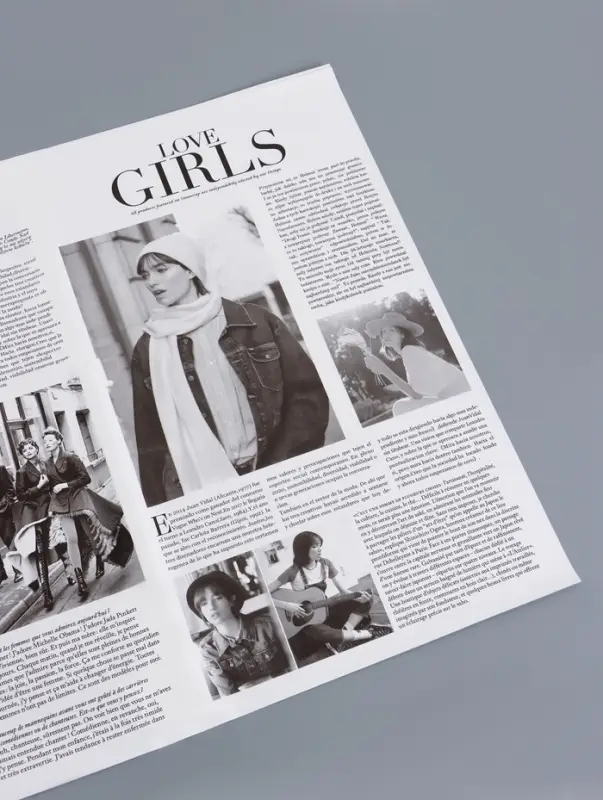 Пленка флористическая для цветов и букетов &laquo;Газета моды&raquo; 65 мкм, белая, 50&times;57&plusmn;1 см