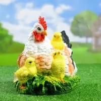 Садовая фигура из полистоуна &laquo;Курица Наседка&raquo;, 27&times;20&times;22 см