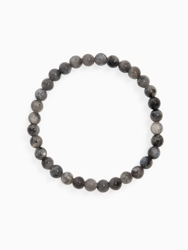 Набор браслетов из бусин &laquo;Лабрадор и Яшма&raquo;, 2 шт. шар №6