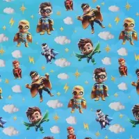 Бумага упаковочная &laquo;Супергерои&raquo;, глянец, 70&times;100 см