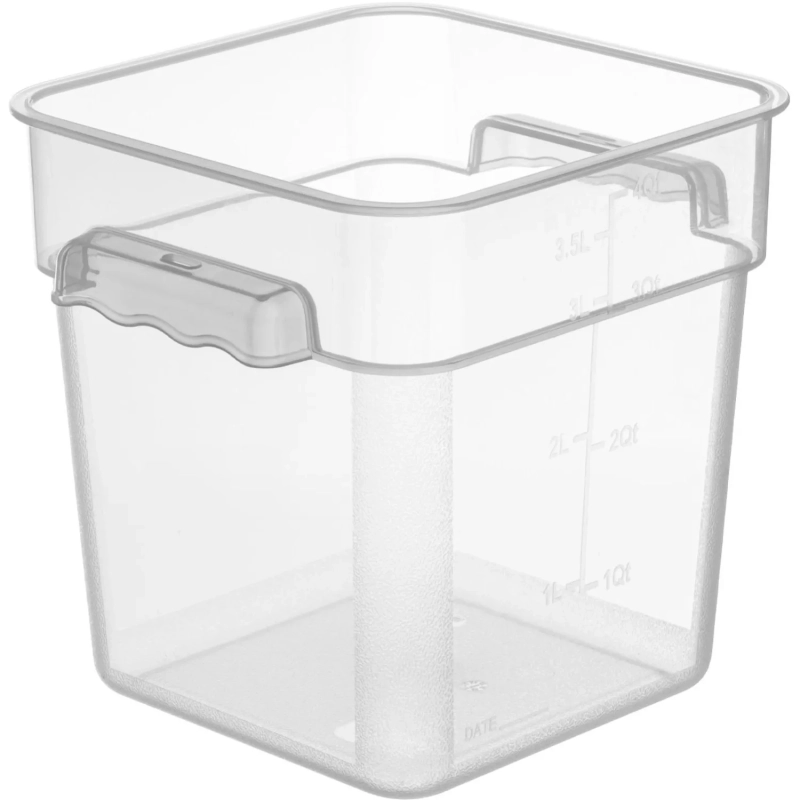 Контейнер&nbsp;для&nbsp;продуктов&nbsp;квадр.3,8&nbsp;л.19х19х18,7см.,проз/без кр.,76700