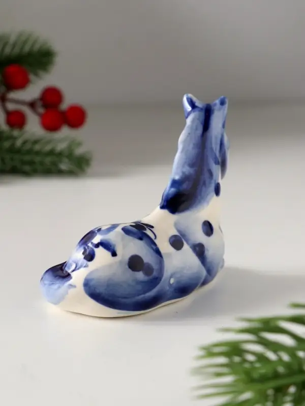 Сувенир Лошадь лежащая, 7*9 см, гжель Сувенир Лошадь лежащая, 7*9 см, гжель