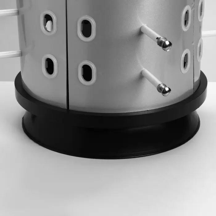 Стойка под очки настольная вращающаяся, 44 места, 38&times;38&times;68 см, цвет серебристый