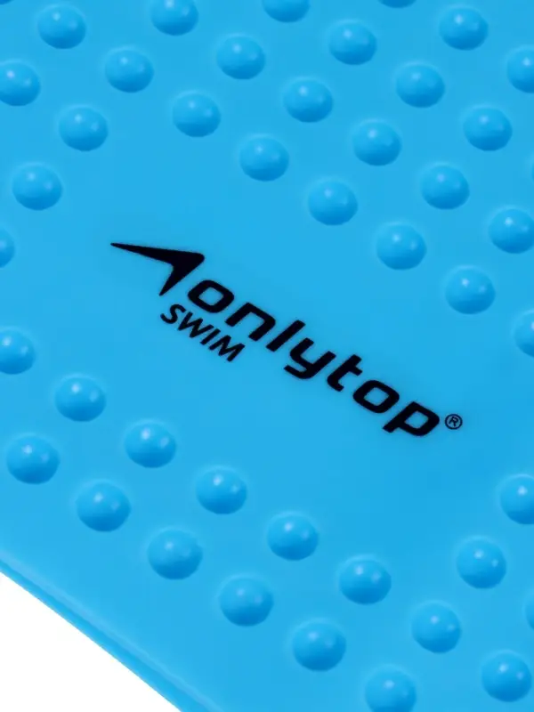Шапочка для плавания взрослая ONLYTOP Swim, для длинных волос, силиконовая, обхват 54-60 см, МИКС