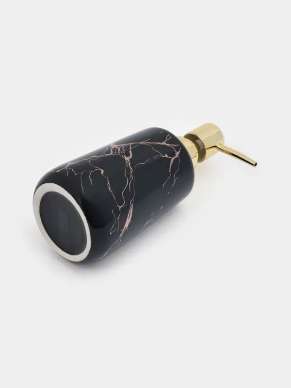 Дозатор для жидкого мыла SAVANNA Lightning, 350 мл, цвет чёрный