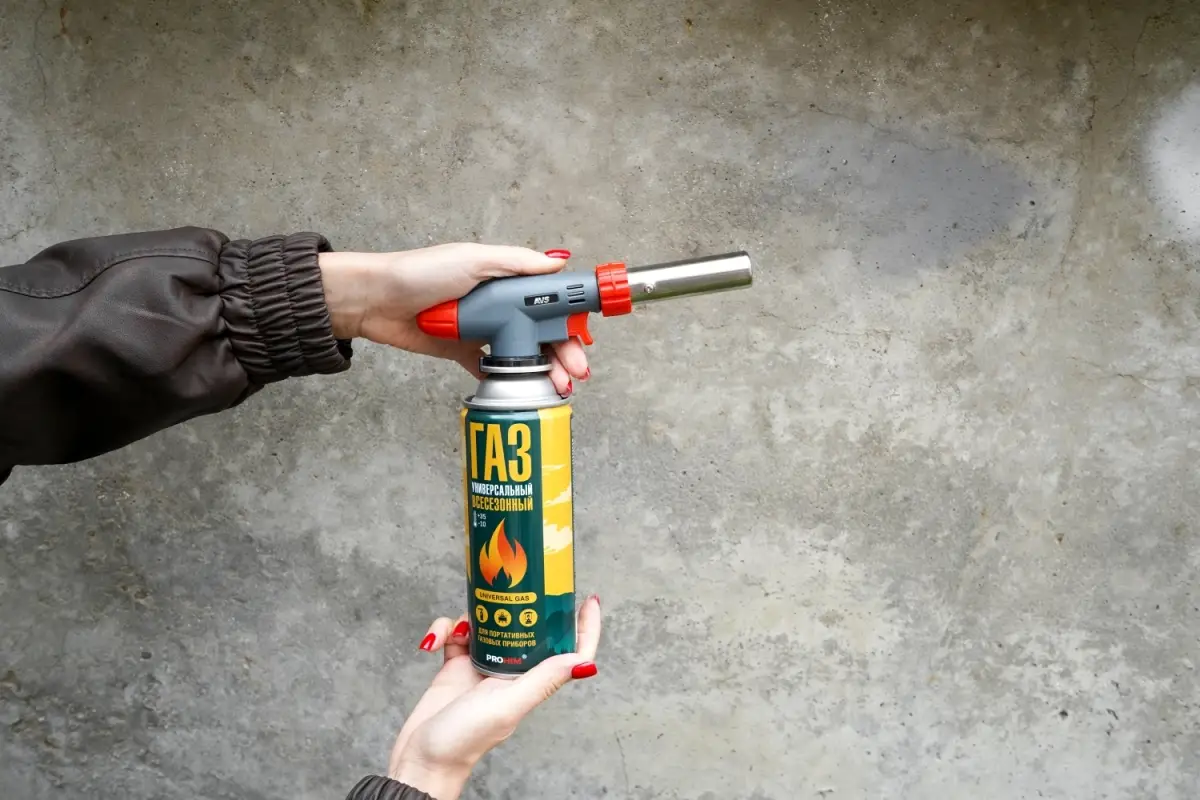 Газовая горелка AVS TG-07 с пьезоподжигом и регулировкой подачи воздуха