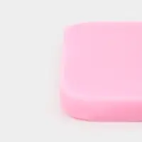 Молд для заливки Sweet, силикон, 6 ячеек, 6&times;1 см, розовый