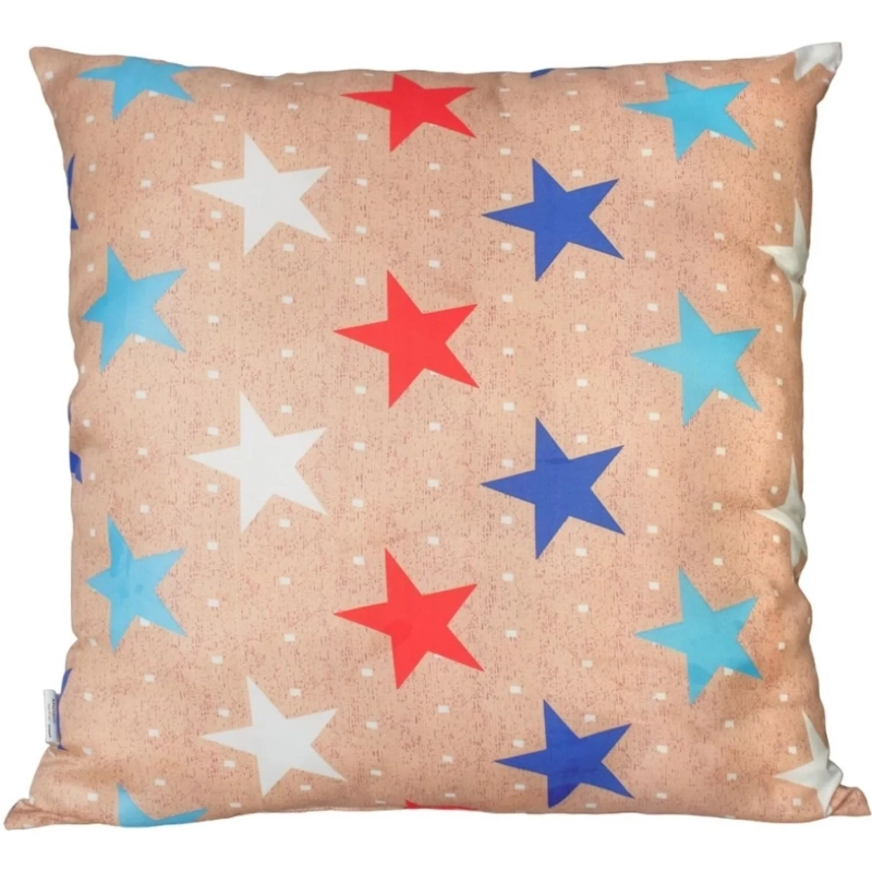 Подушка 70х70 см Эконом (иск.леб.пух/лавсан ПЭ 100%), ассорти