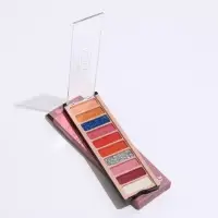 Палетка теней для век с шиммером 10 цветов Палетка теней для век с шиммером 10 цветов