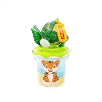 Набор игрушек для песочницы &laquo;Сафари&raquo;, 5 предметов: ведро, ситечко, лопатка, грабельки, лейка малая, МИКС