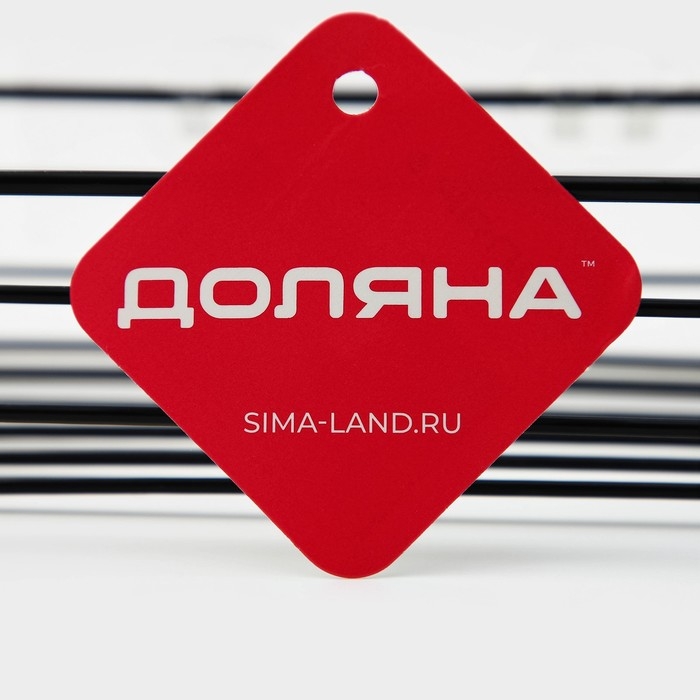 Полка на липучке Доляна, 26,5×11×5 см, цвет чёрный Полка на липучке Доляна, 26,5×11×5 см, цвет чёрный