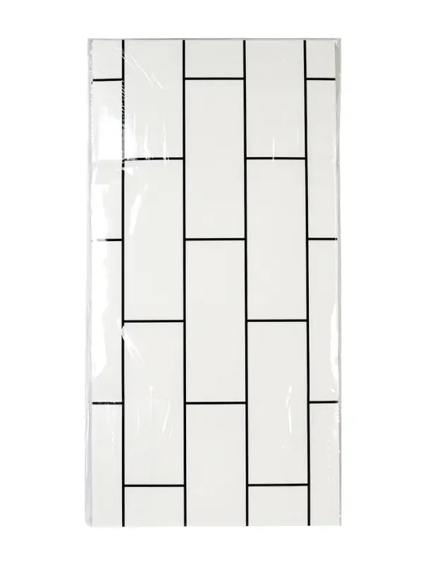 Панель самоклеящаяся 60*30 см кирпич белый