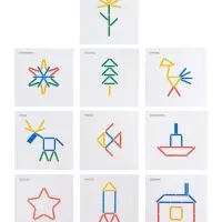 Игра развивающая деревянная "Палочки в стаканчиках" 04565