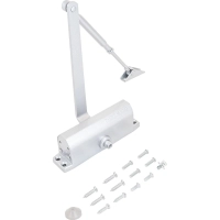 Доводчик дверной NOTEDO DC-090 SILVER&nbsp; 60-130 кг сереб. (10)