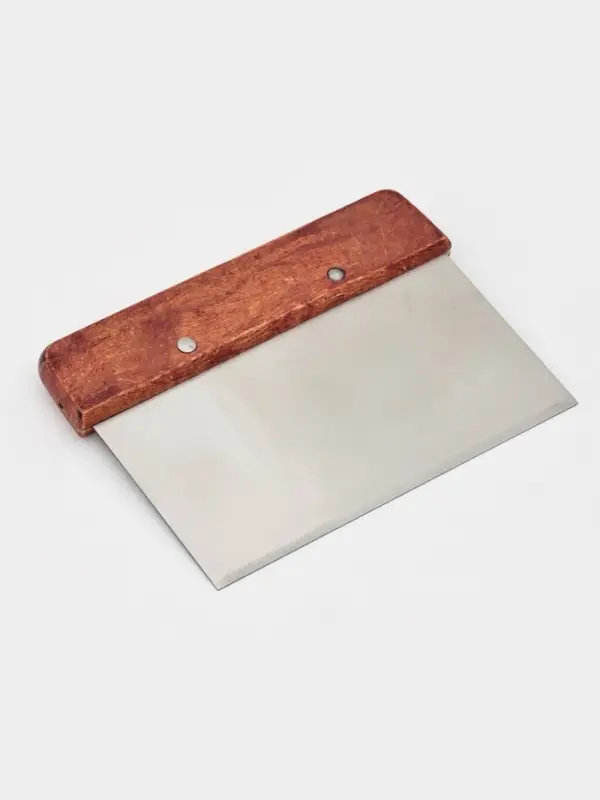 Шпатель кондитерский Доляна, 15&times;11 см, нержавеющая сталь, коричневый