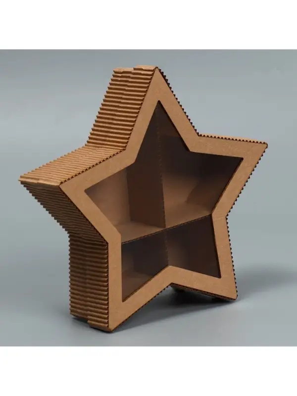 Коробка подарочная, кондитерская упаковка &laquo;Звезда&raquo;, 23&times;13&times;5 см