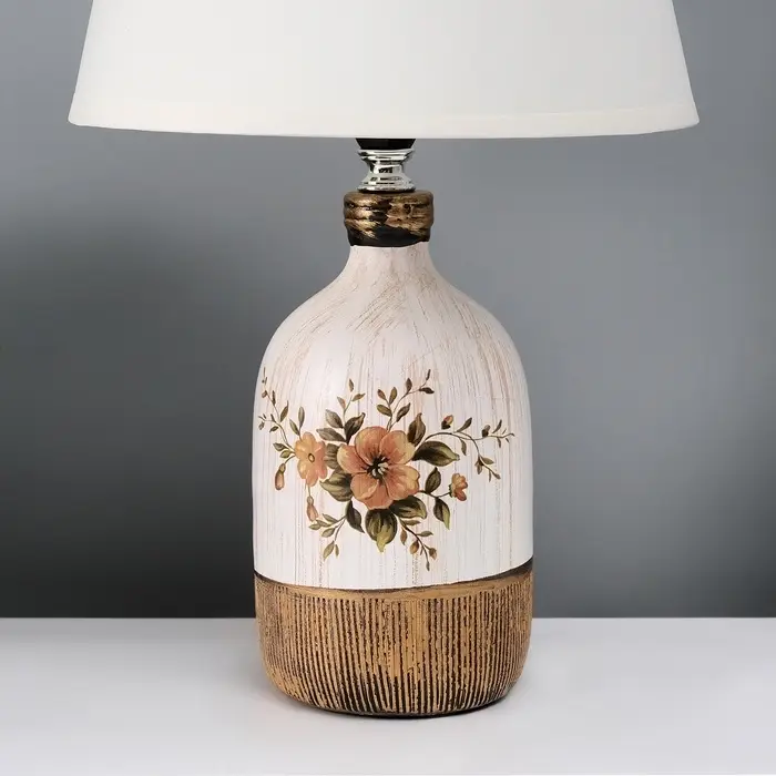 Лампа настольная RISALUX &laquo;Синди&raquo;, Е14, 40 Вт, 22.5&times;22.5&times;37 см