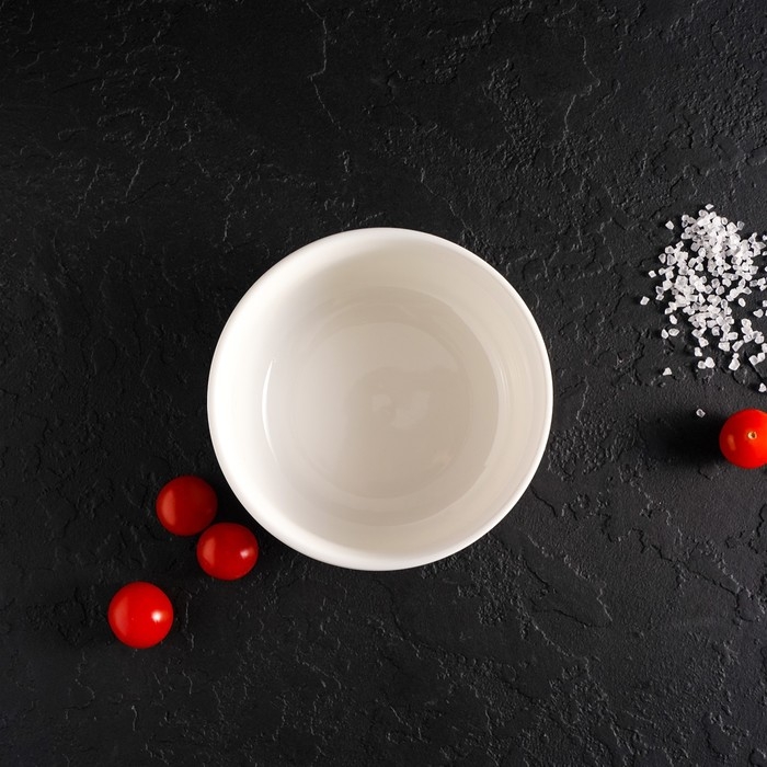 Салатник фарфоровый Magistro «Волна Бланш», 500 мл, d=12,5 см, цвет белый Салатник фарфоровый Magistro «Волна Бланш», 500 мл, d=12,5 см, цвет белый