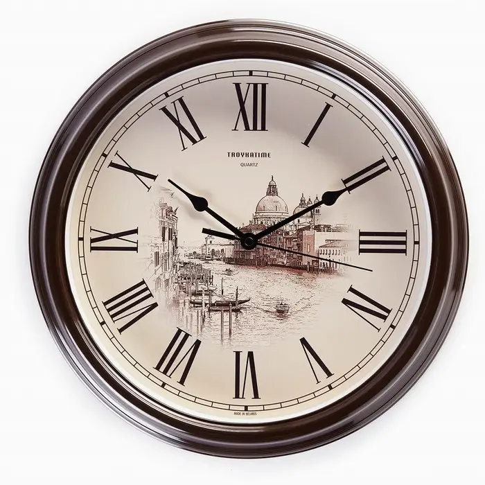 Часы настенные интерьерные &laquo;Город&raquo;, d=31 см, бесшумные