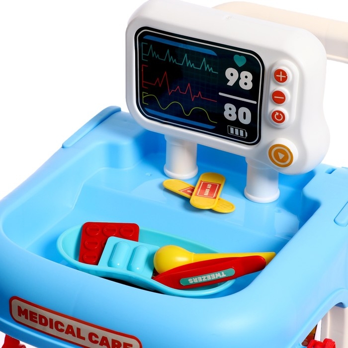 Игровой набор «Доктор» на тележке, с аксессуарами Игровой набор «Доктор» на тележке, с аксессуарами