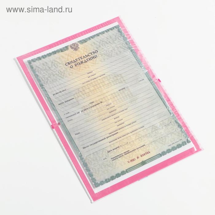 Папка для свидетельства о рождении малышки «Зайка», А5 Папка для свидетельства о рождении малышки «Зайка», А5