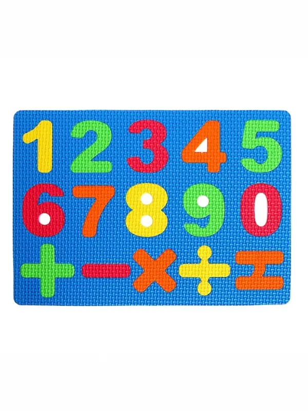 Коврик-пазл &laquo;Яркие цифры&raquo;, цвета МИКС