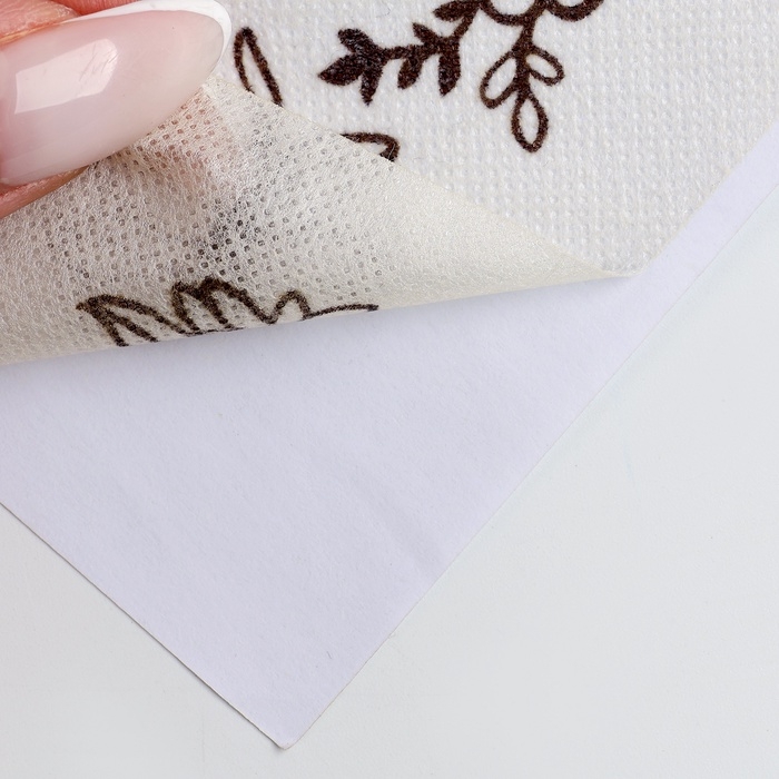 Водорастворимый стикер для вышивания «Цветочки», 15 х 21 см Водорастворимый стикер для вышивания «Цветочки», 15 х 21 см