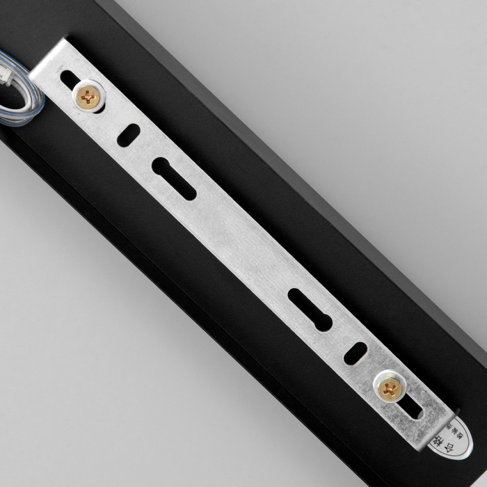 Светильник Светильник "Изгибы" LED 32Вт 6000К чёрный 100х18-110 см