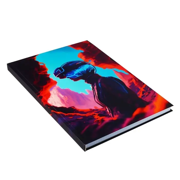 Колледж-тетрадь Calligrata TOP &laquo;Взгляд в будущее&raquo; А4, 160 листов, в клетку, в твёрдой обложке 7БЦ, глянцевая ламинация, выборочный лак