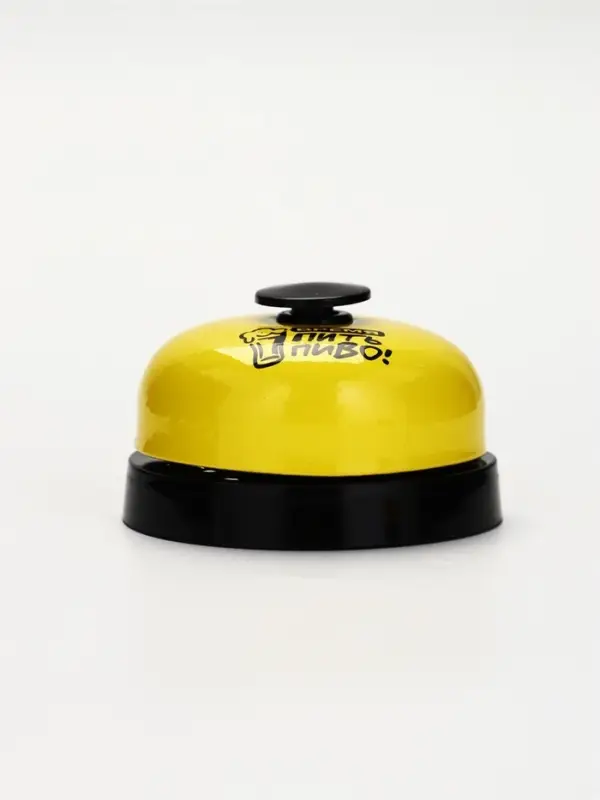 Звонок настольный "Время пить пиво", 7.2 х 4,8 см, желтый