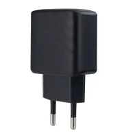 Сетевое зарядное устройство с кабелем Type-C на Type-C PD30W + USB QC3.0 CS23A  HOCO черное