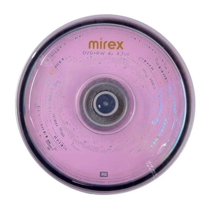 Диск DVD+RW Mirex Brand, 4x, 4.7 Гб, Cake Box, 50 шт Диск DVD+RW Mirex Brand, 4x, 4.7 Гб, Cake Box, 50 шт