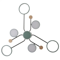 Люстра с ПДУ 2298/7GN LED 156Вт 3000-6000К зеленый 105х99х15 см BayerLux