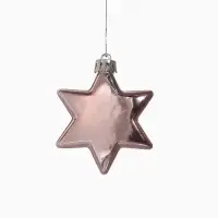 Ёлочные игрушки &laquo;Джоан&raquo;, новогодние, набор 10 шт., розово-зелёный