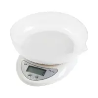 Весы кухонные LVK-706, электронные, с чашей, до 5 кг, белые