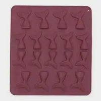 Форма для шоколада Доляна &laquo;Хвост&raquo;, силикон, 25&times;22.5&times;0.4 см, 18 ячеек (5.3&times;4 см), МИКС