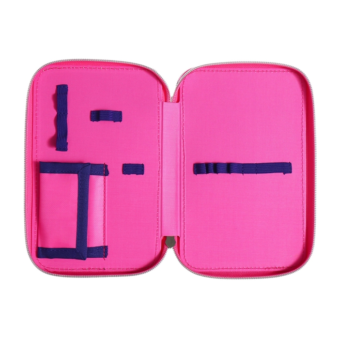 Пенал 2 секции, 130 х 205 мм, искусственная кожа, Феникс Пенал 2 секции, 130 х 205 мм, искусственная кожа, Феникс "Девушка с телефоном"