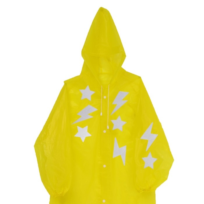 Дождевик «Молния» со светоотражающими наклейками, рост 120-160 см Дождевик «Молния» со светоотражающими наклейками, рост 120-160 см