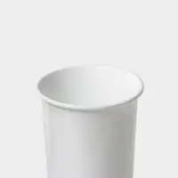 Ваза для цветов, d=11 см, h=26 см, белая