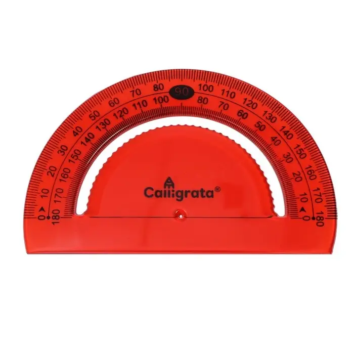 Транспортир Calligrata, гибкий, силиконовый, корпус флуоресцентный, МИКС Транспортир Calligrata, гибкий, силиконовый, корпус флуоресцентный, МИКС