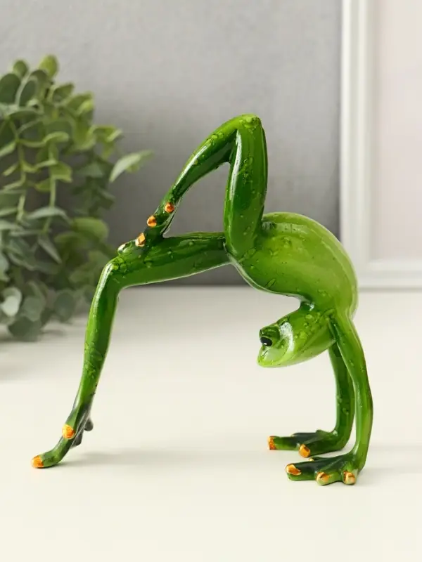 Фигурка полистоун &laquo;Лягуха делает мостик&raquo;, 14&times;5.5&times;12.5 см