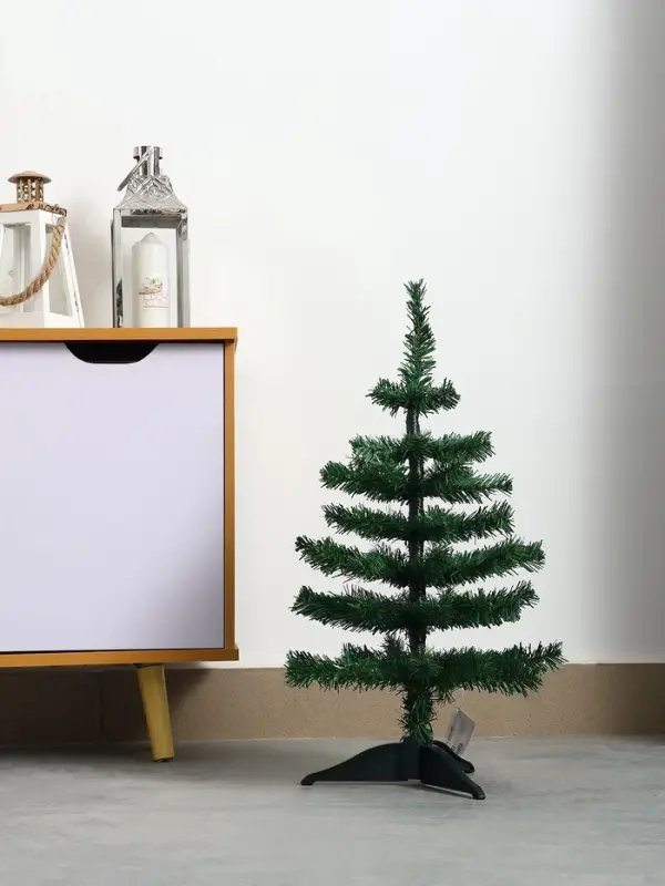 Искусственная ёлка &laquo;Зимнее волшебство. Простая&raquo;, 60 см, d нижнего яруса 30 см, d иголок 6 см, 60 ПВХ веток отгибаются