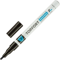 Маркер лаковый Topfort Industrial 2 мм черный
