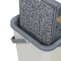 Набор для уборки с отжимом и сменной насадкой тм VETTA, доп.насадка, ведро 5л, пластик, металл